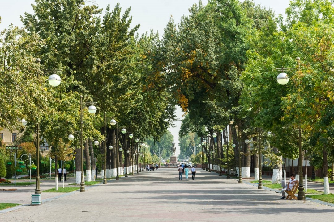 “Broadway” Boulevard is between the University's 1st and 2nd buildings